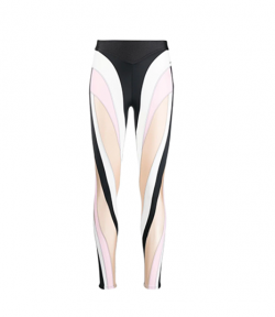 Black/Pink/Powder Multicolor Spiral Legging