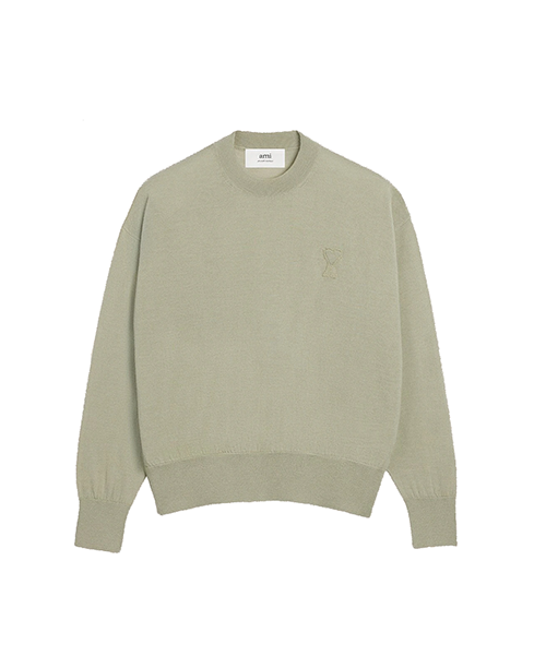 Khaki Ami De Coeur Knit Sweater