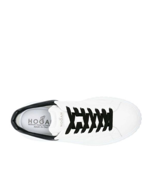 H-Stripes Allacciato H LE9 Bianco Nero White Sneakers