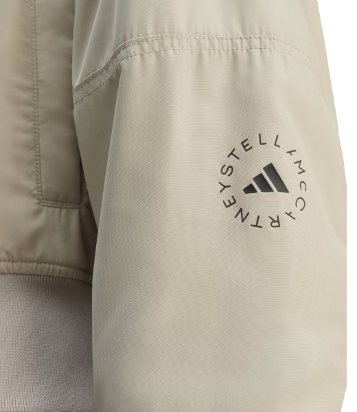 aSMC Beige Croped Bomber