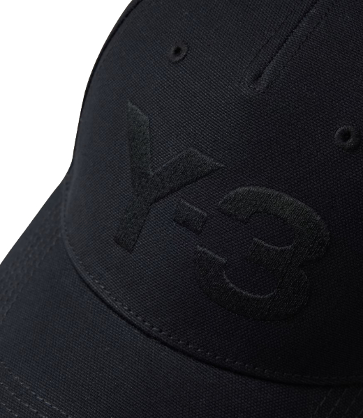 Y-3 Logo Black Cap