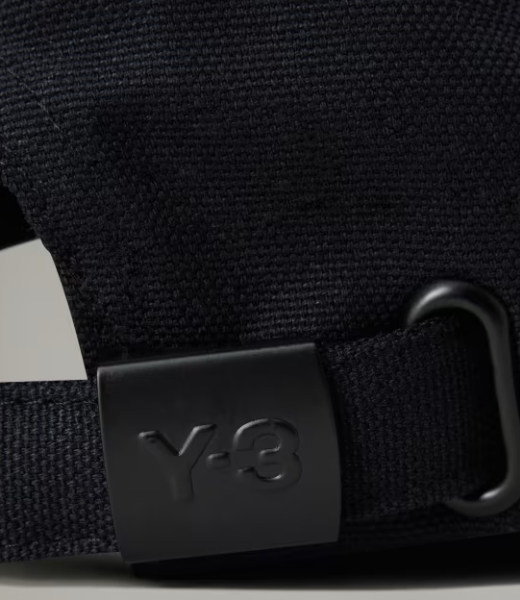 Y-3 Logo Black Cap