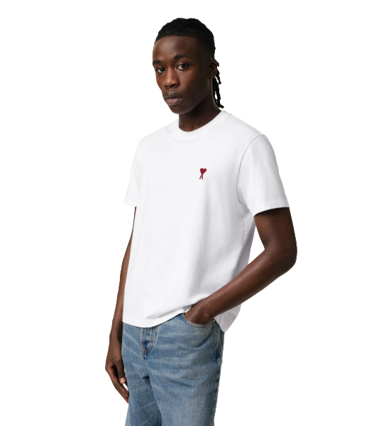 White Cotton Ami De Coeur T-Shirt