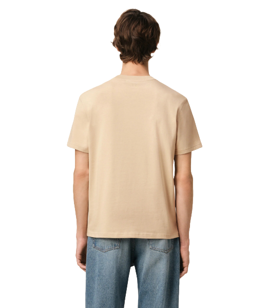 Beige Cotton Ami De Coeur T-Shirt