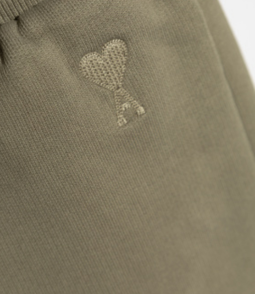 Taupe Cotton Ami De Coeur Short