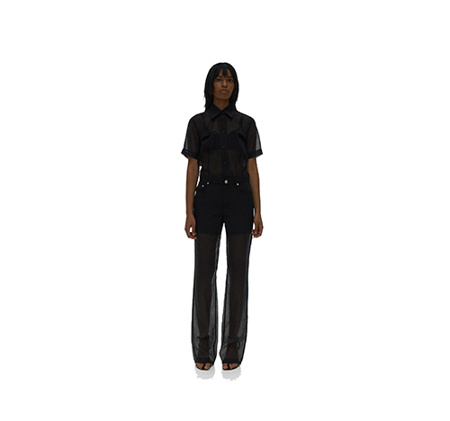 Panel Bootcut Pants