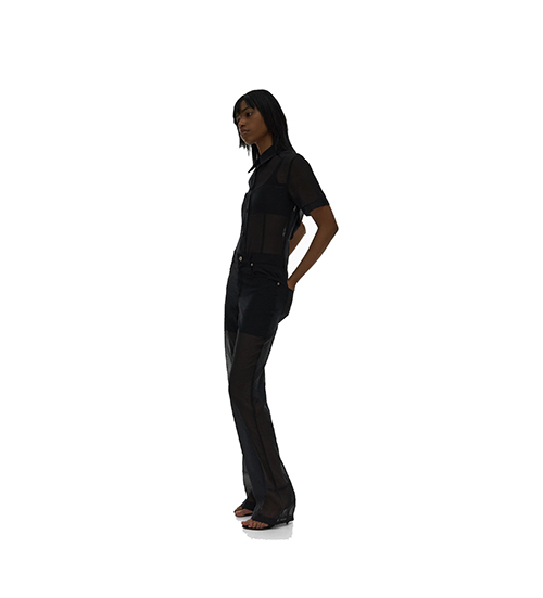 Panel Bootcut Pants