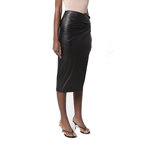 Vegan Leather Skirt