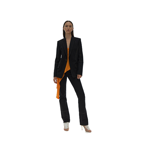 Stretch Cotton Blazer