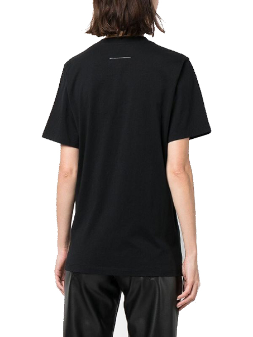 Black White logo Tee