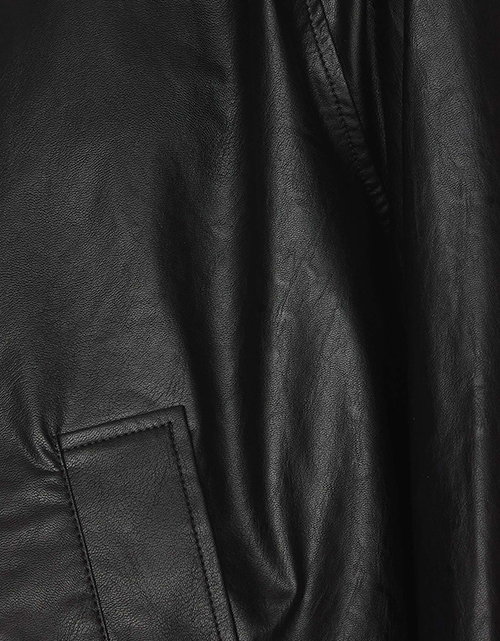 Black Leather Shirt