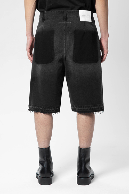 Black Denim Shorts