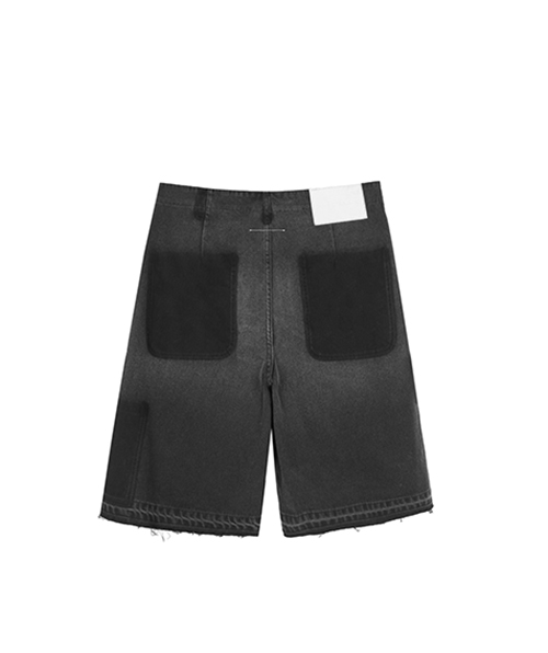 Black Denim Shorts