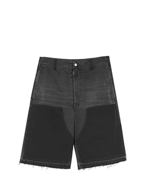 Black Denim Shorts