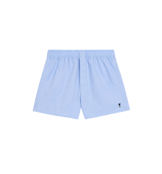 Cashmere Blue/Black With Ami De Coeur Poplin Shorts