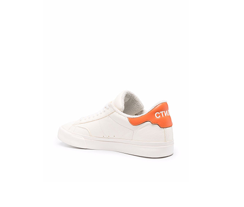 Vulcanized Low Top White Orange