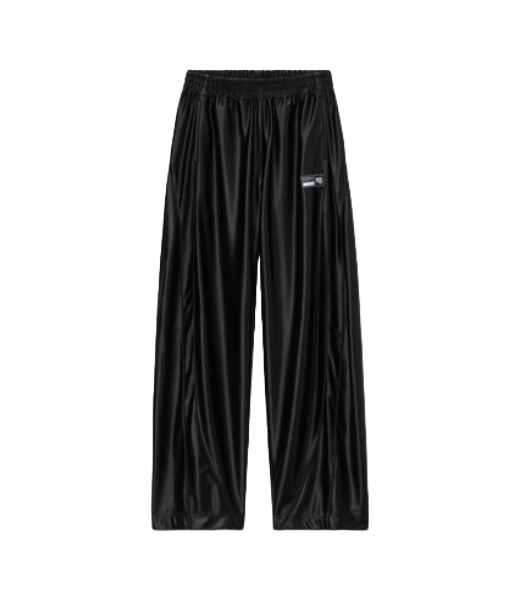 Black Trackpant With Piping