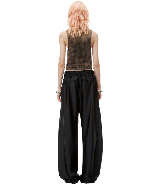 Black Trackpant With Piping