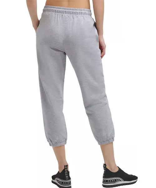 Rhinestone Logo Grey Pants