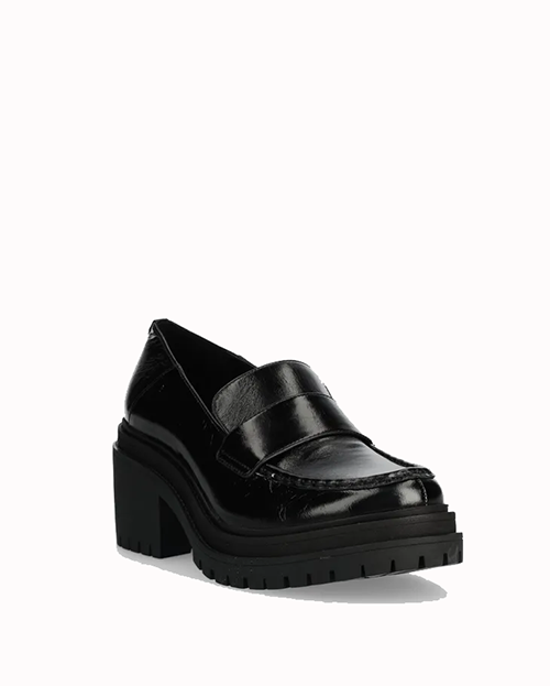 Rocco Heeled Leather Loafer