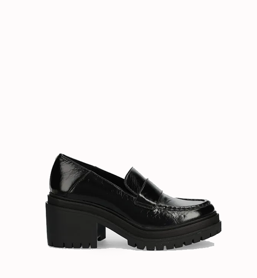 Rocco Heeled Leather Loafer