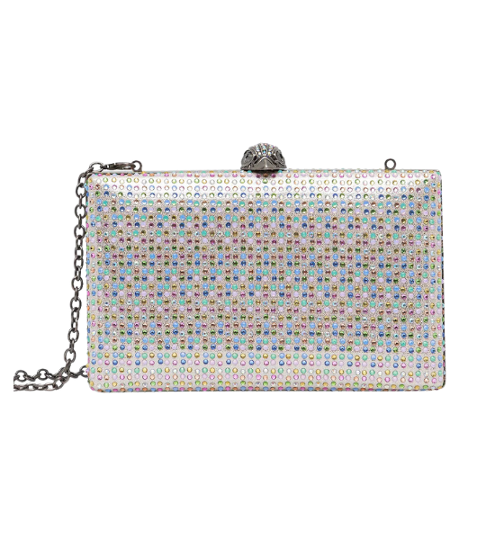Bone/Comb Crystal Kensington Clutch