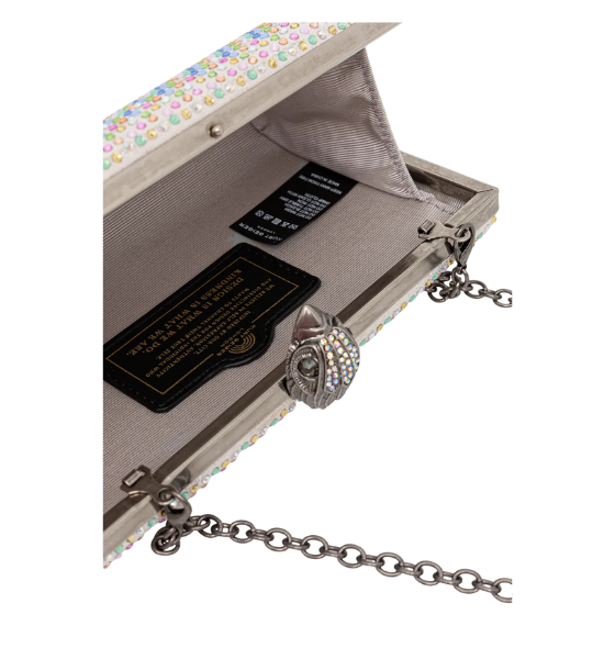 Bone/Comb Crystal Kensington Clutch