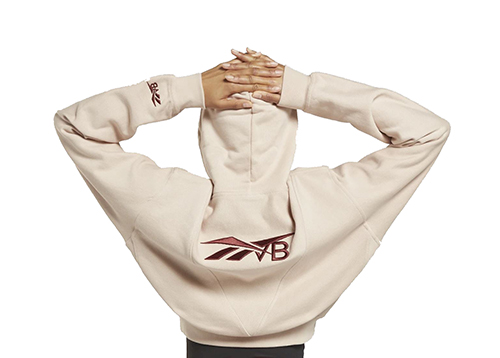 Victoria Beckham Crop Logo Hoodie