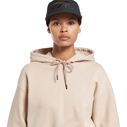 Victoria Beckham Crop Logo Hoodie