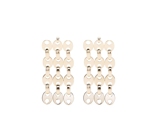 Eight Nano 3 Gold Drop Earrings