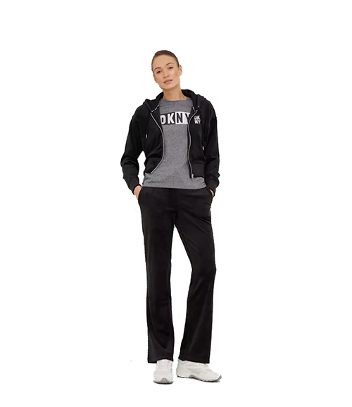 Strass Logo Black Velvet Jacket