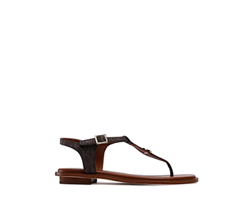 Mallory Brown Thong Sandal