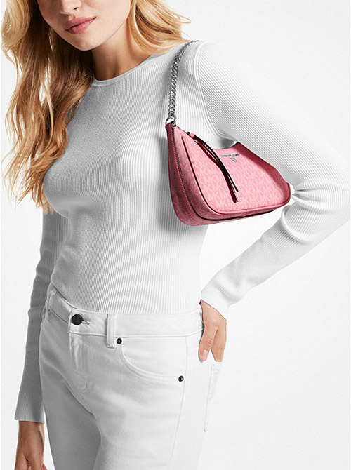 Jet Set Charm Pink SM Chain Pouchette