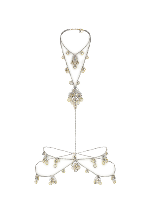 Silver Gold Sphere Bodychain