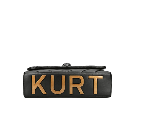 Black Large Kensington Kurt Shoulder Bag