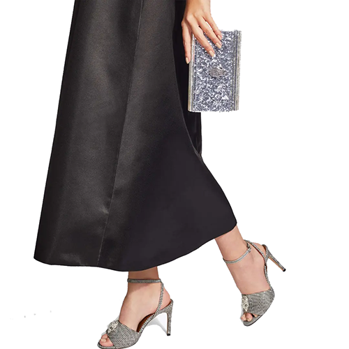 Silver Party Eagle Clutch