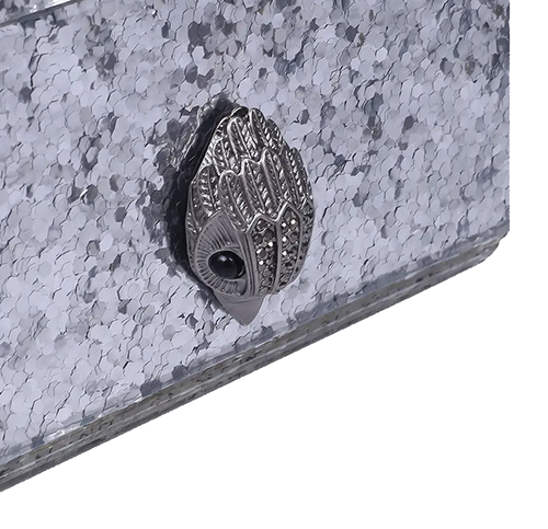 Silver Party Eagle Clutch