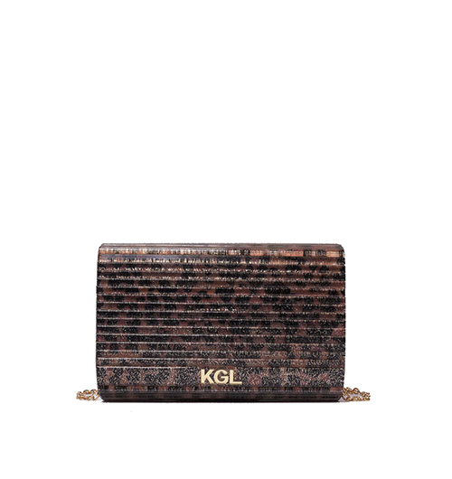 Mid Brown Party Eagle Clutch