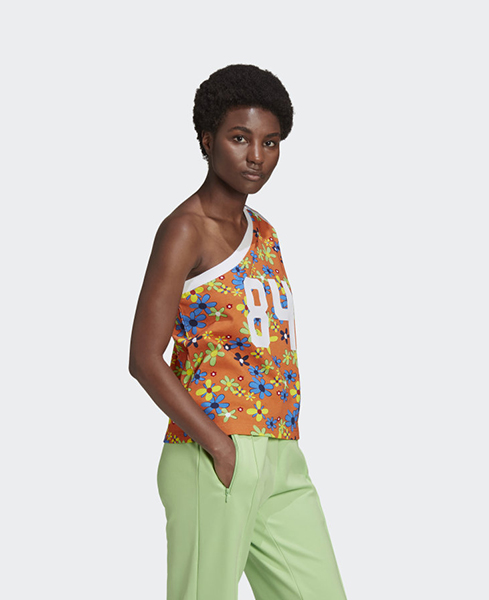ADIDAS X LOTTA VOLKOVA ORANGE RINGER TEE