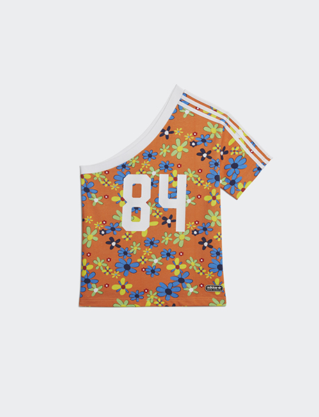 ADIDAS X LOTTA VOLKOVA ORANGE RINGER TEE