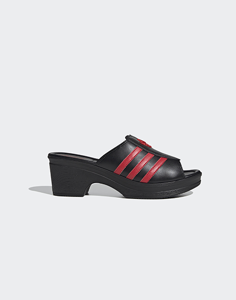 ADIDAS X LOTTA VOLKOVA BLACK TREFOIL MULE