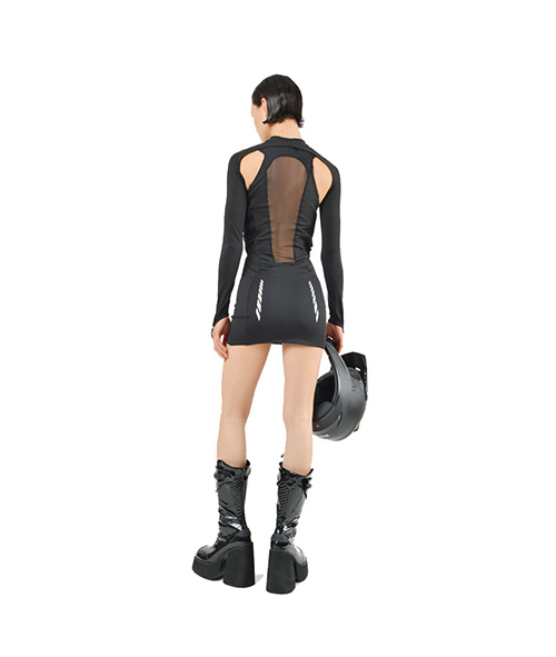 Tactical Corset Dress Black