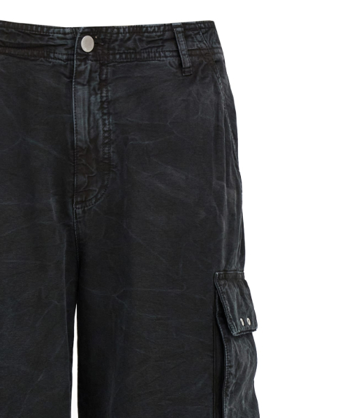 Off Black Trianon Cargo Mid Canvas Traouser