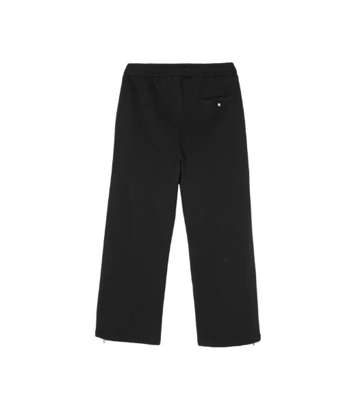 Wide Leg Sweat Pants New Stiff Black Stone