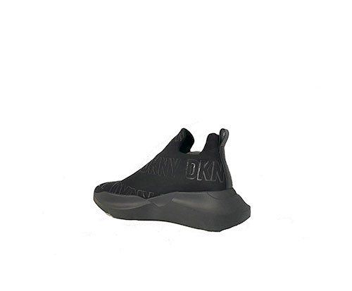 Ramona Slip On Black Logo Sneakers