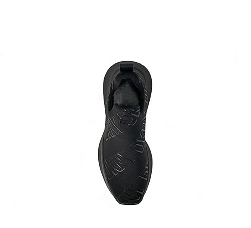 Ramona Slip On Black Logo Sneakers