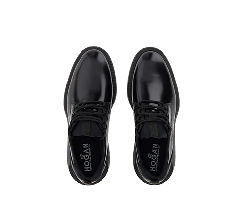 H600 Black Lace Ups