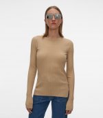HELMUT LANG NUDE RIB CREWNECK.FINE CO