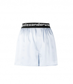 Xenon Blue Boxer Short With Logo Waist