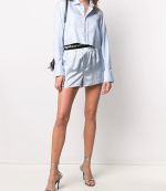 Xenon Blue Boxer Short With Logo Waist